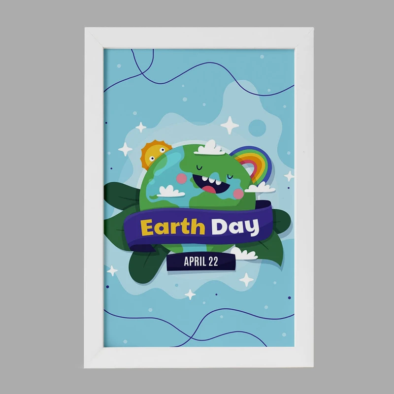 تابلو خندالو مدل حمایت از محیط زیست کد 25926