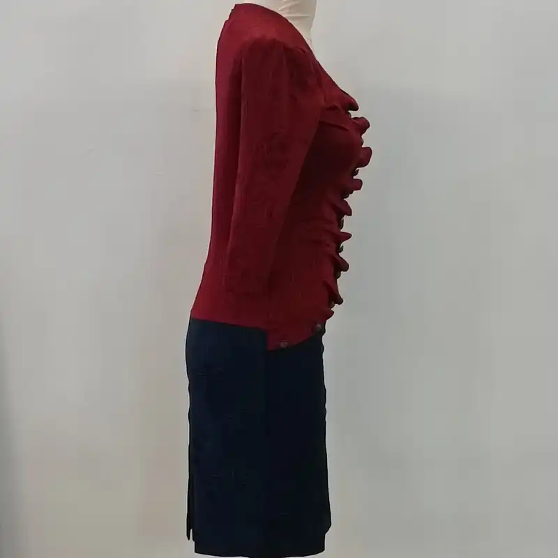 پیراهن زنانه مدل مجلسی گل برجسته