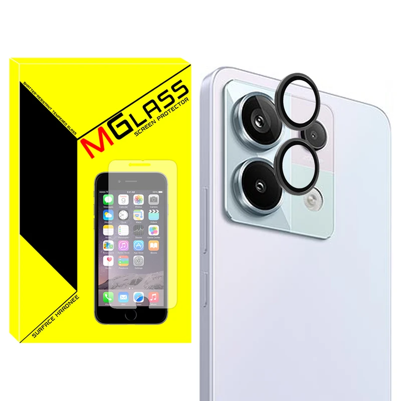 محافظ لنز دوربین ام‌گلس مدل Ring-Metal-MG مناسب برای گوشی موبایل شیائومی Redmi Note 13 pro 5g