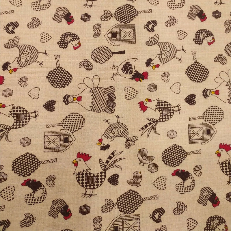 پارچه آشپزخانه مدل خروس