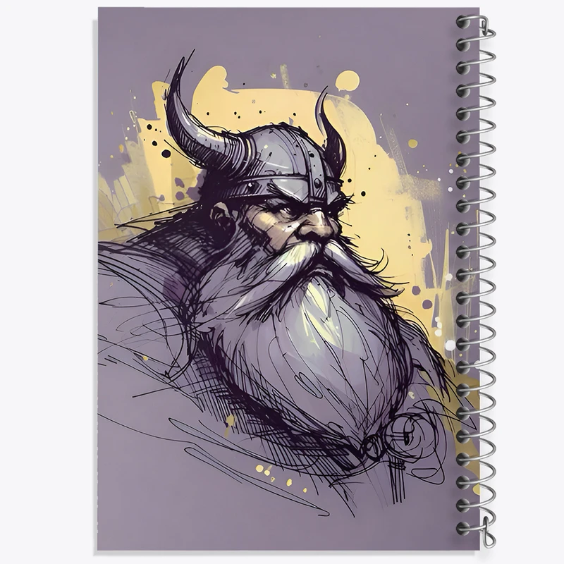 دفتر مشق 100 برگ خندالو طرح وایکینگ کد F7928