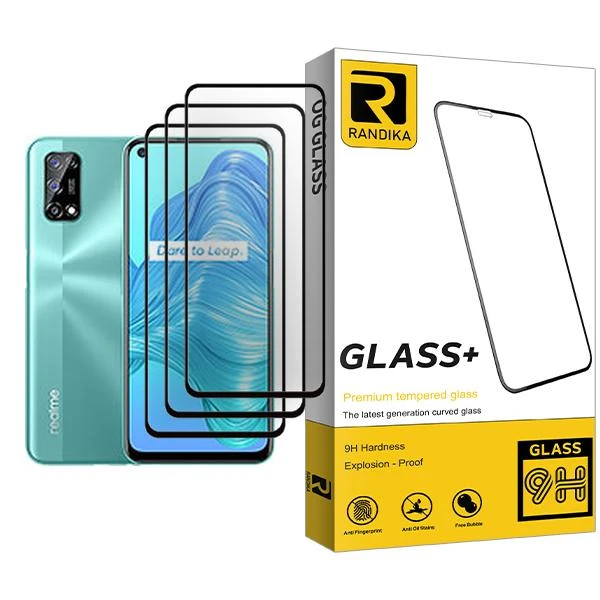 محافظ صفحه نمایش راندیکا مدل Randika Glass MIX003 مناسب برای گوشی موبایل ریلمی V5 5G بسته سه عددی