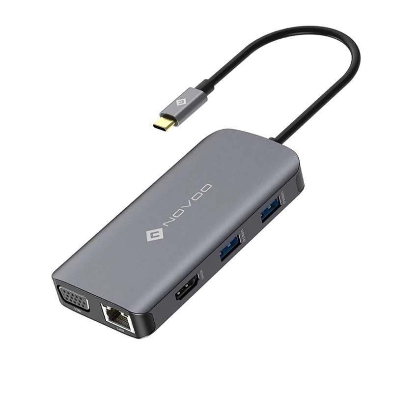 هاب 9 پورت USB-C نوو مدل dns