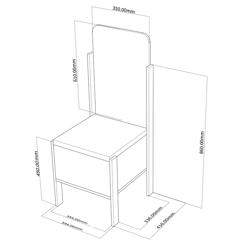 عکس شماره 23 : میز اتو پایه-دار آرنا مدل چند منظوره باکس دار