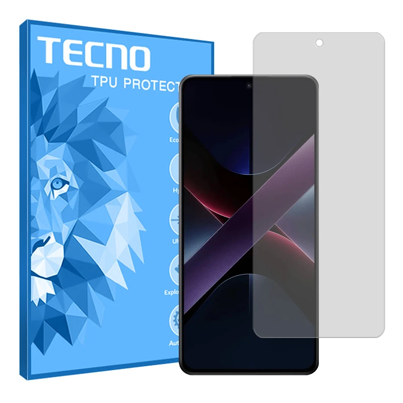 محافظ صفحه نمایش شفاف تکنو مدل Resistant‌ مناسب برای گوشی موبایل شیائومی Poco X7 Pro