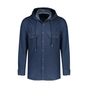 پیراهن آستین بلند مردانه پاتن جامه مدل 102121010297097 کلاهدار