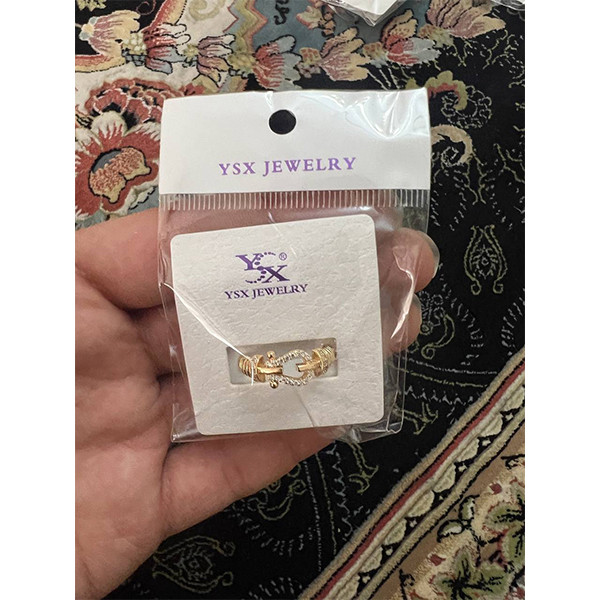 انگشتر زنانه وای اس ایکس مدل نعل اسب جواهری کد 653222 انگشتر زنانه وای اس ایکس مدل نعل اسب جواهری کد 653222