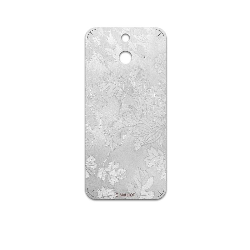 برچسب پوششی ماهوت مدل Silver-Wildflower مناسب برای گوشی موبایل اچ تی سی One E8