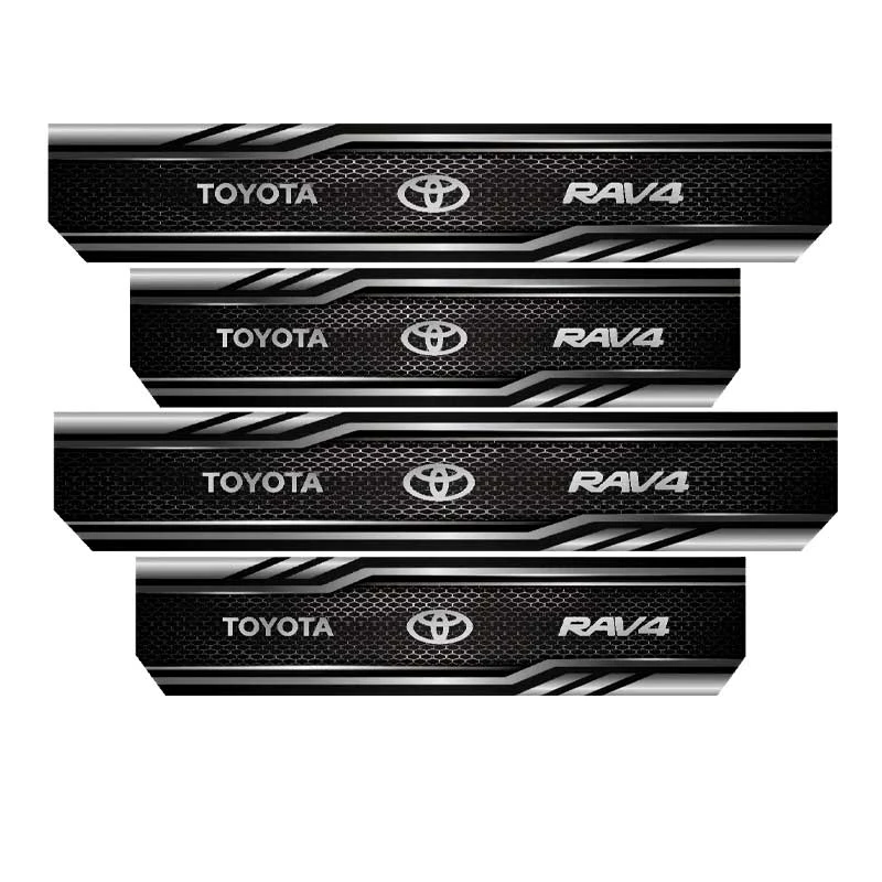 برچسب بدنه خودرو رایسان کد SP20128 مناسب برای تویتا rav4 مجموعه 4 عددی