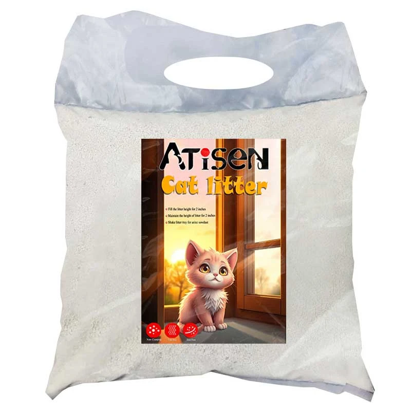  خاک بستر گربه آتیسن مدل گرانول کد R22-04 وزن 4 کیلوگرم