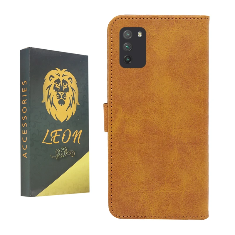 کیف کلاسوری لئون مدل Bersa مناسب برای گوشی موبایل شیائومی Poco M3