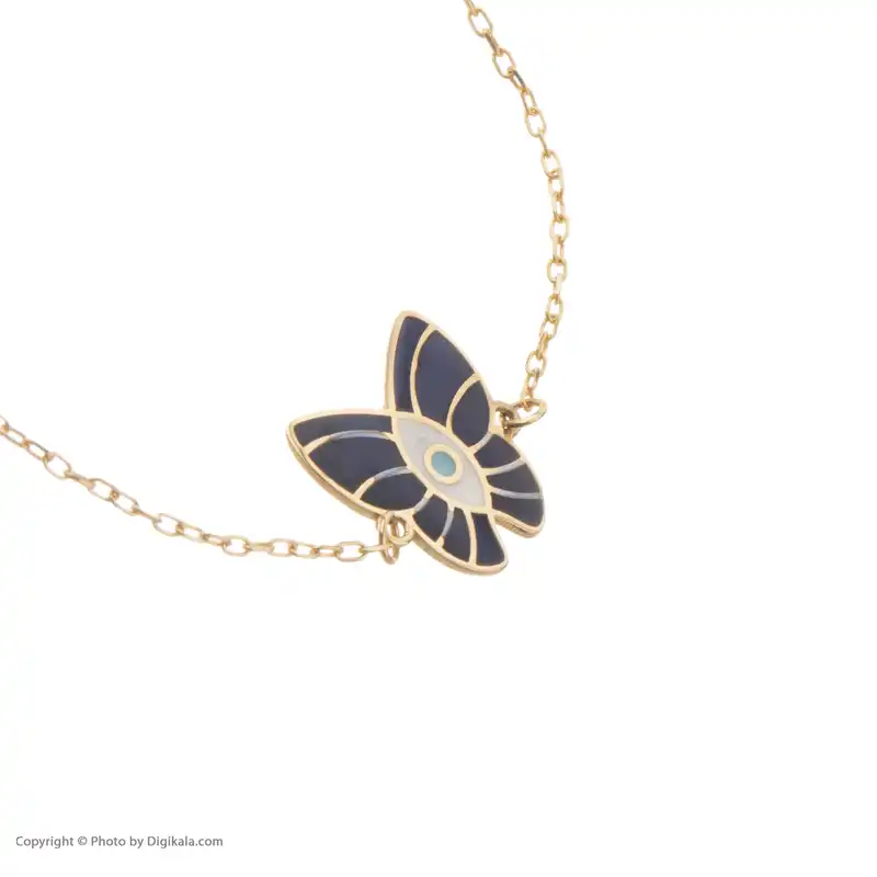 دستبند طلا 18 عیار دخترانه مایا ماهک مدل MB1136