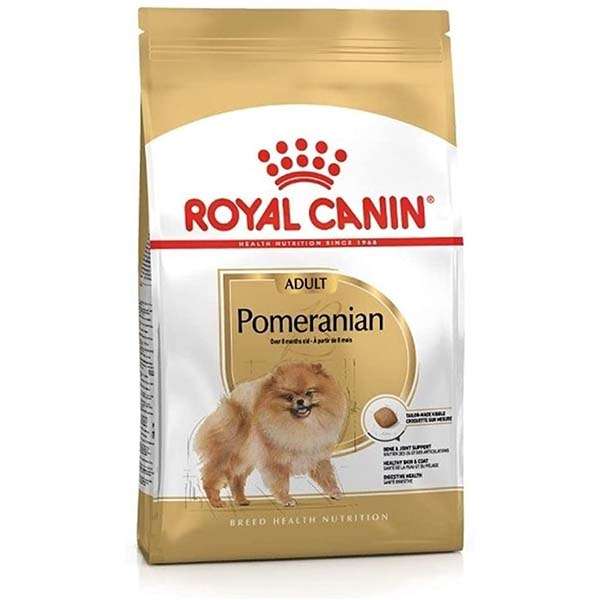 غذا خشک سگ رویال کنین مدل pomeranian adult وزن 1.5 کیلوگرم