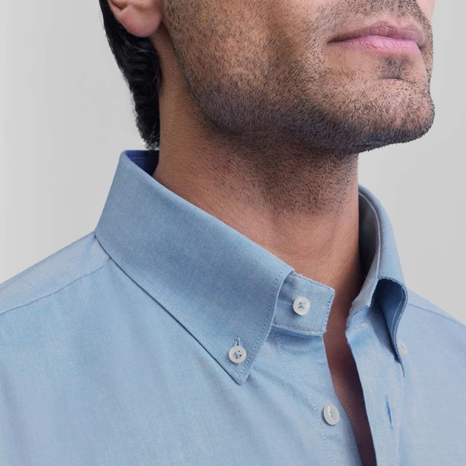 پیراهن آستین بلند یقه دکمه دار مردانه کروم مدل 2510112 - - 5