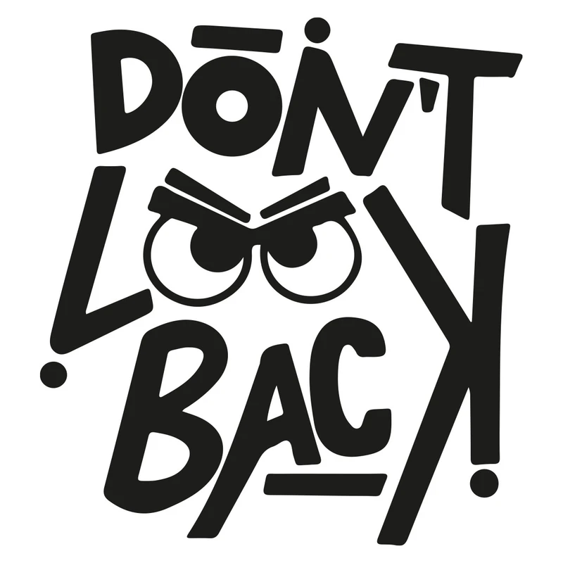 استیکر باروچین مدل don't look back کد 2015