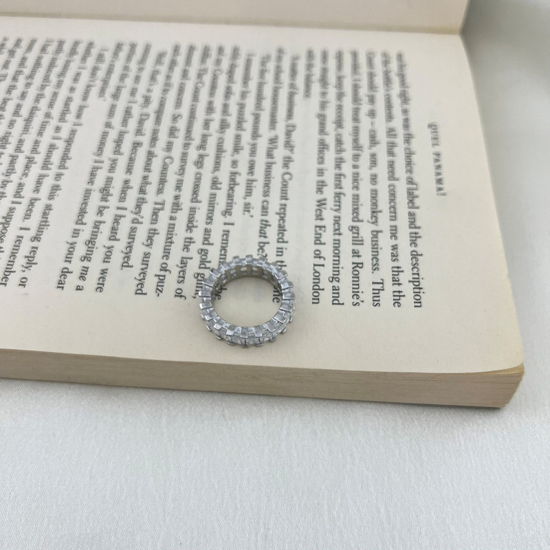 انگشتر زنانه مدل جواهری تنیسی کد R4474 انگشتر زنانه مدل جواهری تنیسی کد R4474