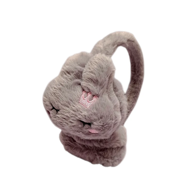 گوش گیر زمستانی دخترانه مدل هدفونی طرح خرگوش