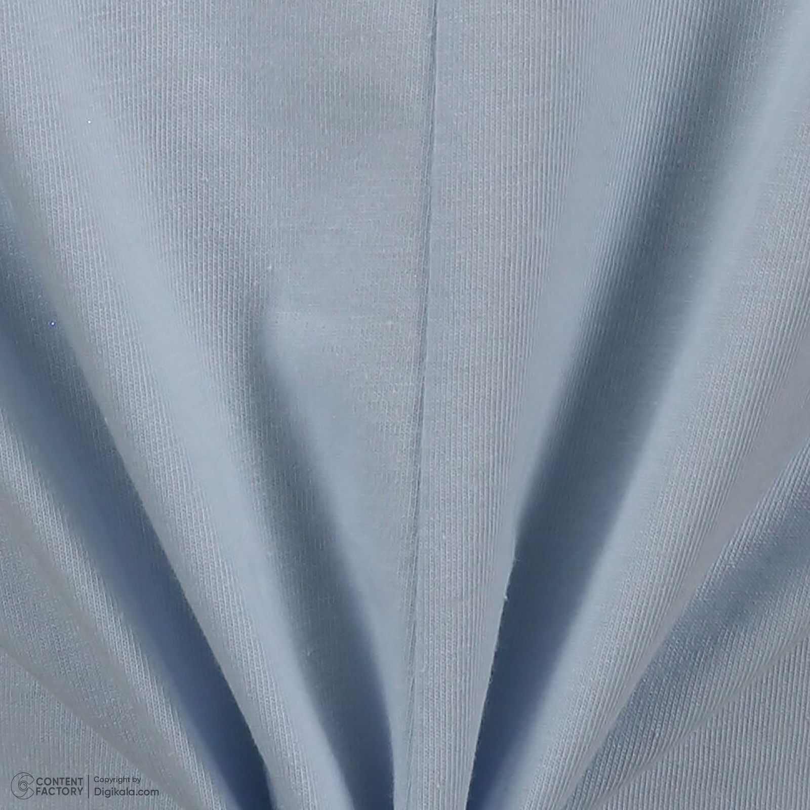 کراپ‌تی شرت آستین کوتاه زنانه نیو نیل مدل A5026 رنگ آبی -  - 5