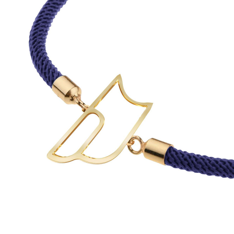 دستبند طلا 18 عیار زنانه مدوپد مدل جغد کد D15-10186