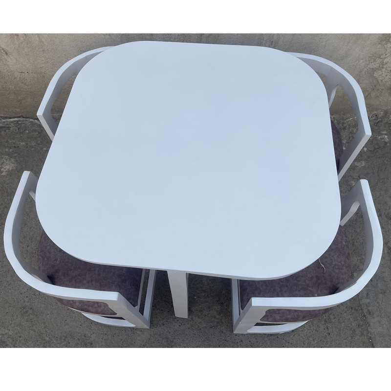 میز و صندلی ناهارخوری 4 نفره گالری چوب آشنایی مدل Whh-872