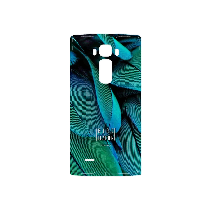 برچسب پوششی ماهوت مدل Green Feather مناسب برای گوشی موبایل ال جی G Flex 2