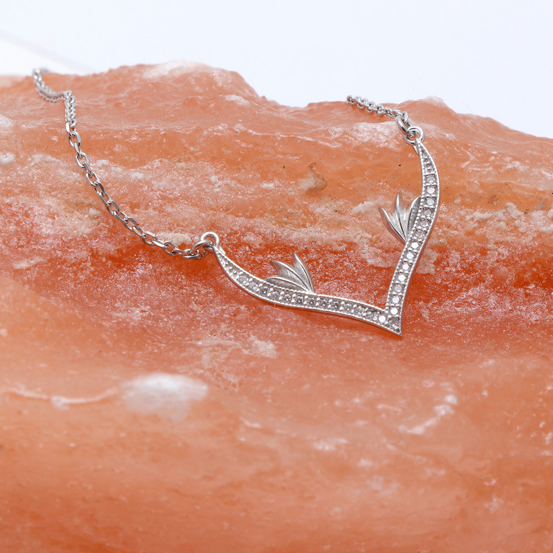 گردنبند نقره زنانه مدل G-348