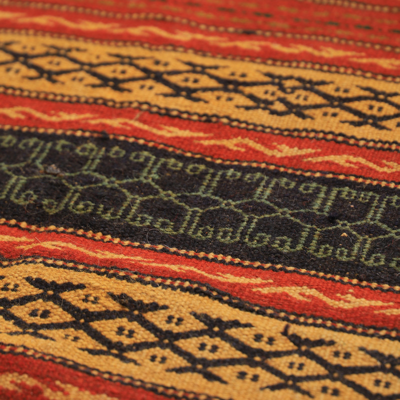 گلیم دستبافت مدل کلات کد 40201125