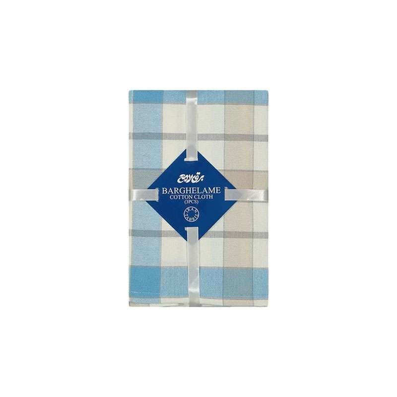 دستمال آشپزخانه برق لامع مدل مستطیل کد A47 مجموعه 3 عددی