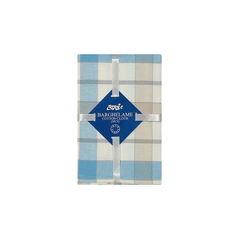 دستمال آشپزخانه برق لامع مدل مستطیل کد A47 مجموعه 3 عددی