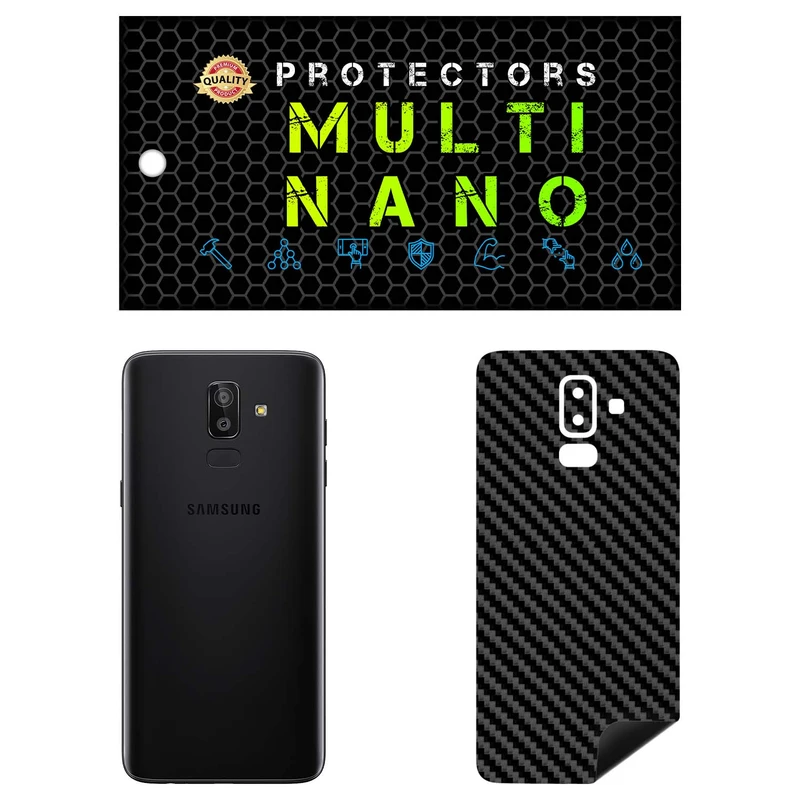 برچسب پوششی مولتی نانو طرح کربن مدل X-F1C مناسب برای گوشی موبایل سامسونگ Galaxy J8 (64 GB)