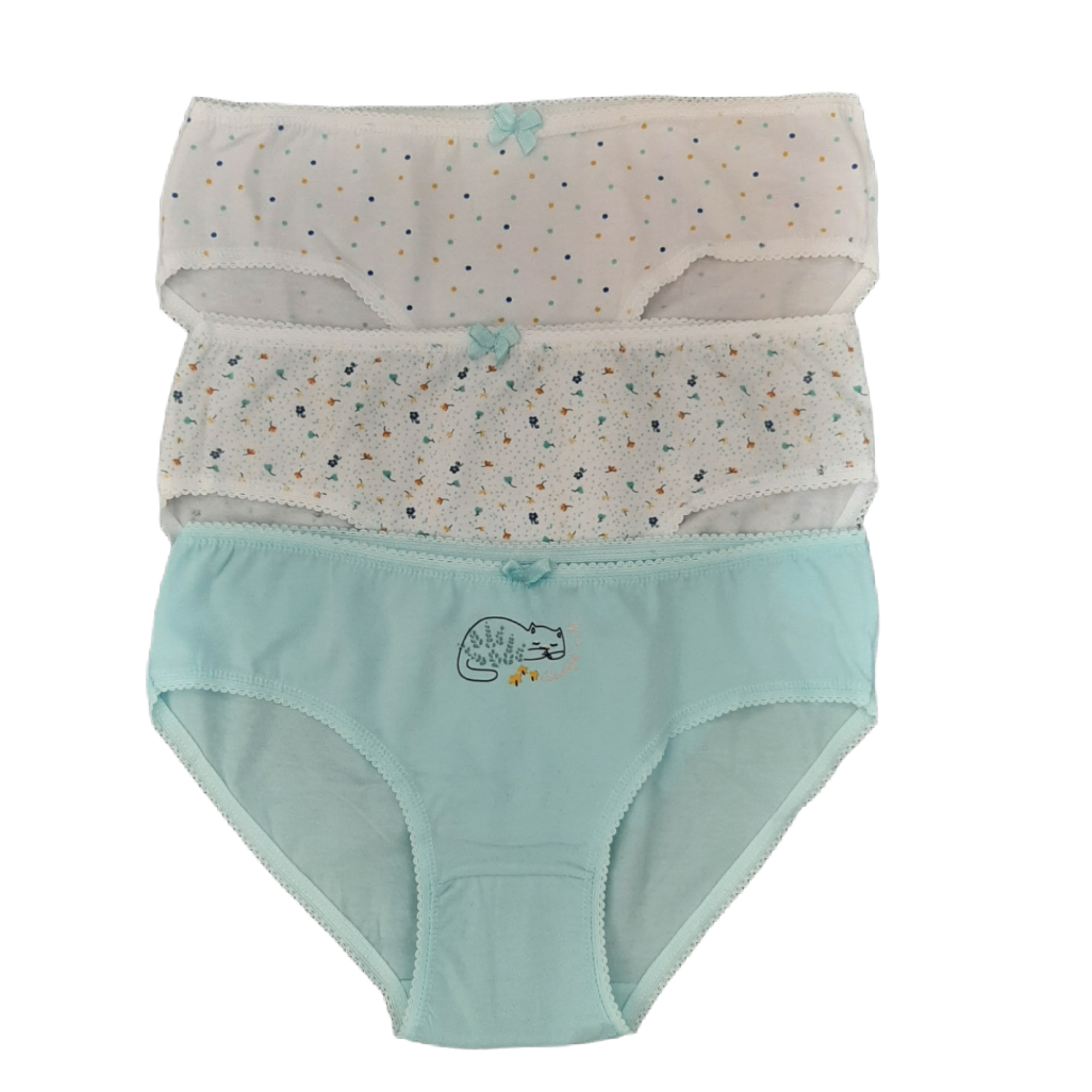 شورت دخترانه کوزا مدل 3LU  BAYAN SLIP مجموعه 3 عددی