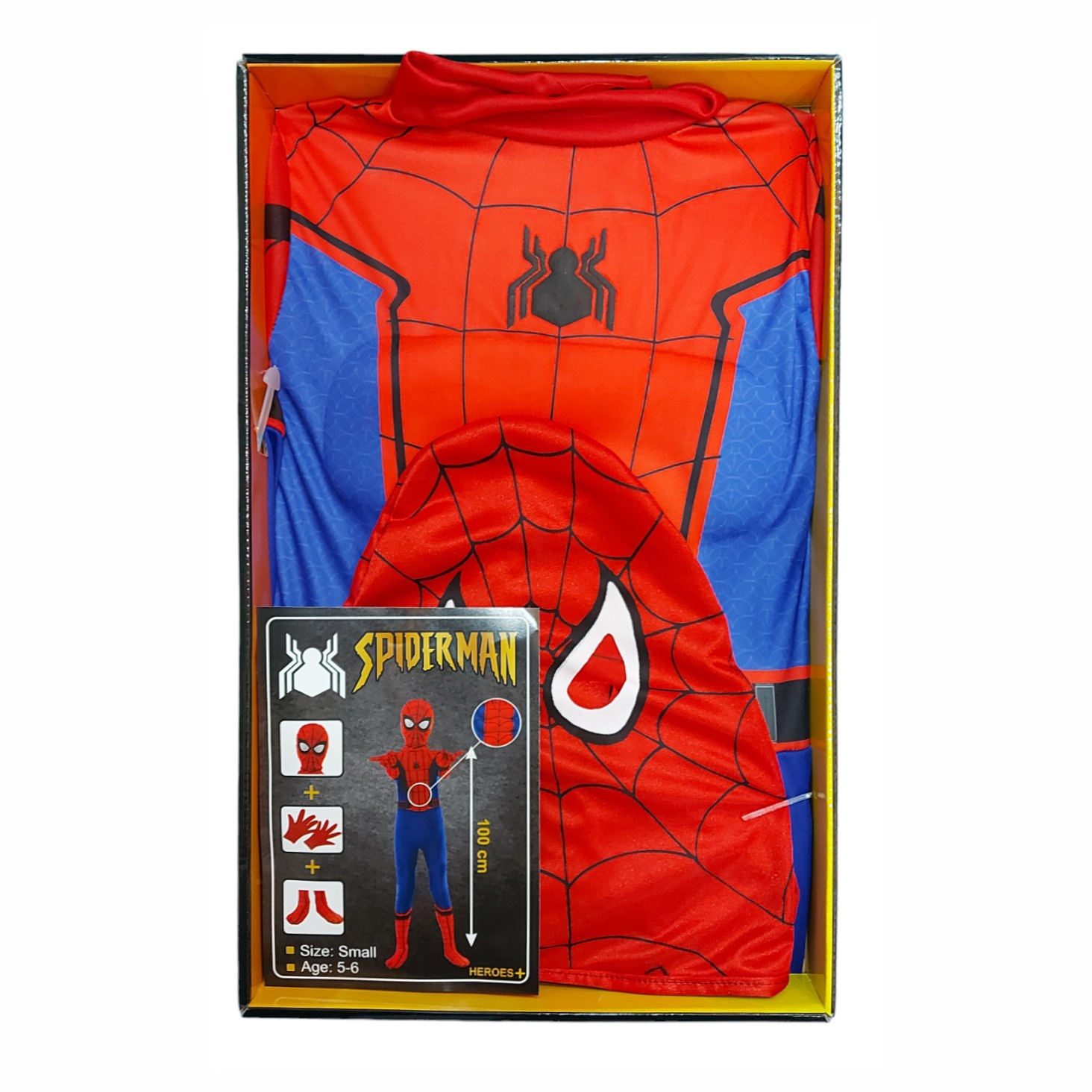 ست ایفای نقش مدل لباس مرد عنکبوتی کد 100 مجموعه 6 عددی