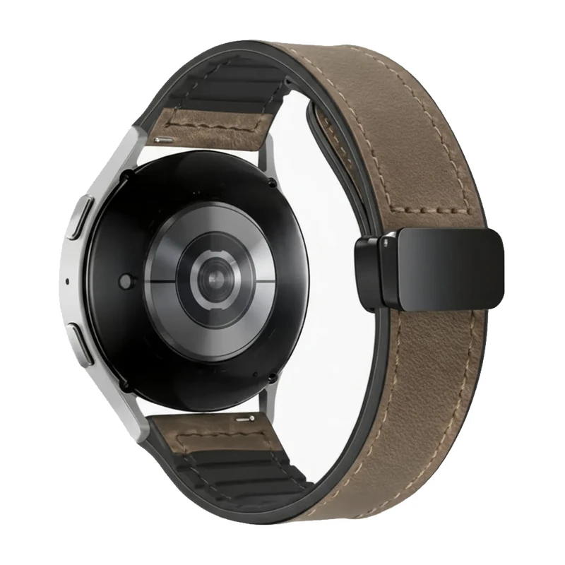 بند آکوآرا مدل SFT Leather AK مناسب برای ساعت هوشمند میبرو X1 / C3 / C4 22mm