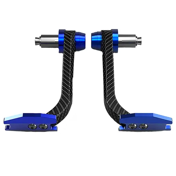 هندگارد موتور سیکلت مدل فلزی کد TOP_BLU بسته دو عددی