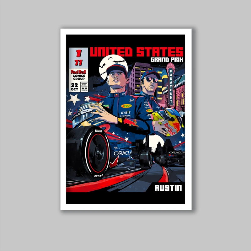 تابلو لیلیان طرح فرمول یک ردبول 2023 کد LA-G10315 