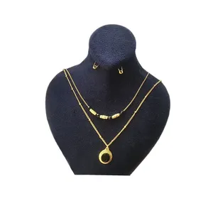 گردنبند زنانه مدل SS 0171  مجموعه 2 عددی