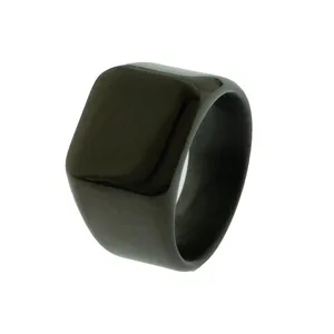 انگشتر مردانه داتینو مدل مربعی طرح بایکر