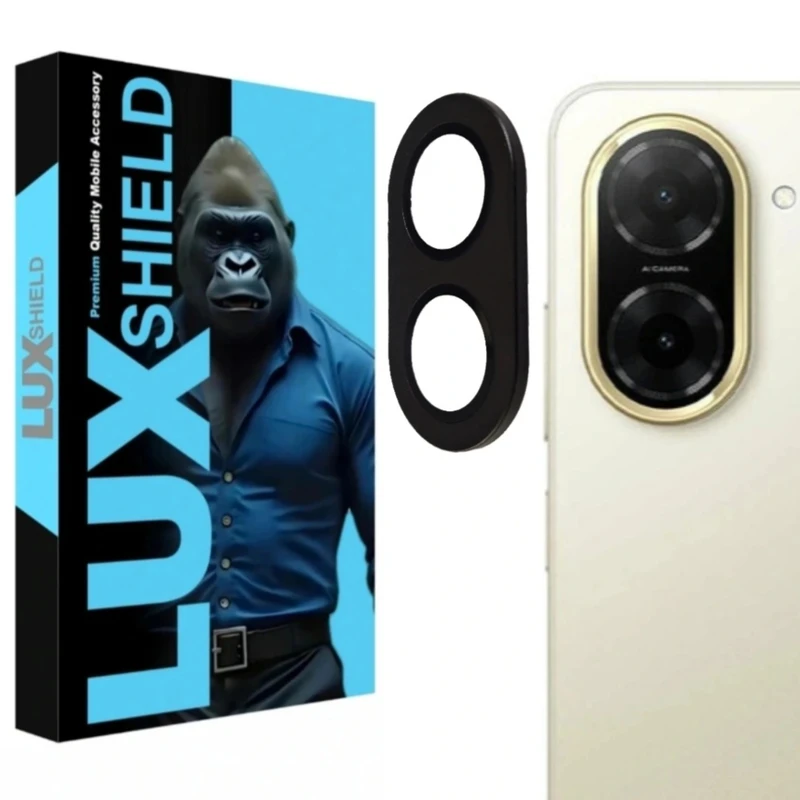 محافظ لنز دوربین فلزی لوکس شیلد مدل شیشه فلزی مناسب برای گوشی موبایل شیائومی Redmi A5/ POCO C71