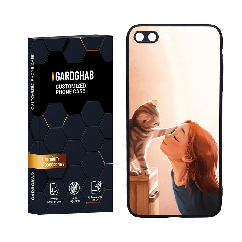 کاور گارد قاب مدل دورژله ای دخترانه مناسب برای گوشی موبایل اپل iPhone 7 Plus / 8 plus