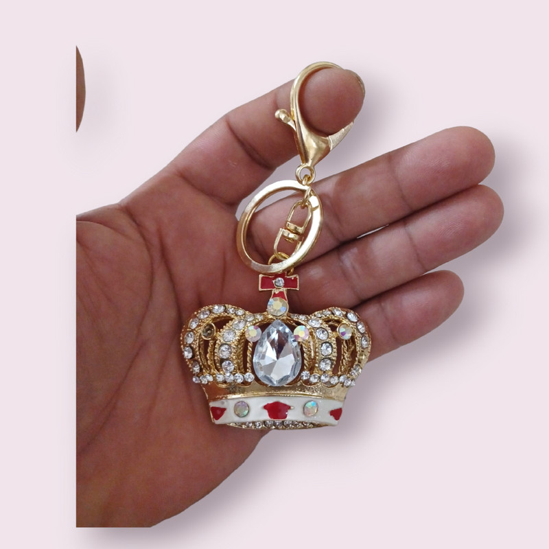 جاکلیدی دخترانه مدل کادویی طرح نگین دار جاکلیدی دخترانه مدل کادویی طرح نگین دار