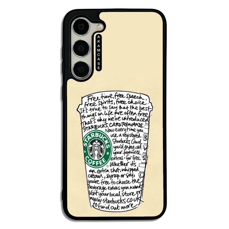 کاور آکام مدل AMCWSGS23P-STARBUCKS14 مناسب برای گوشی موبایل سامسونگ Galaxy S23 Plus  