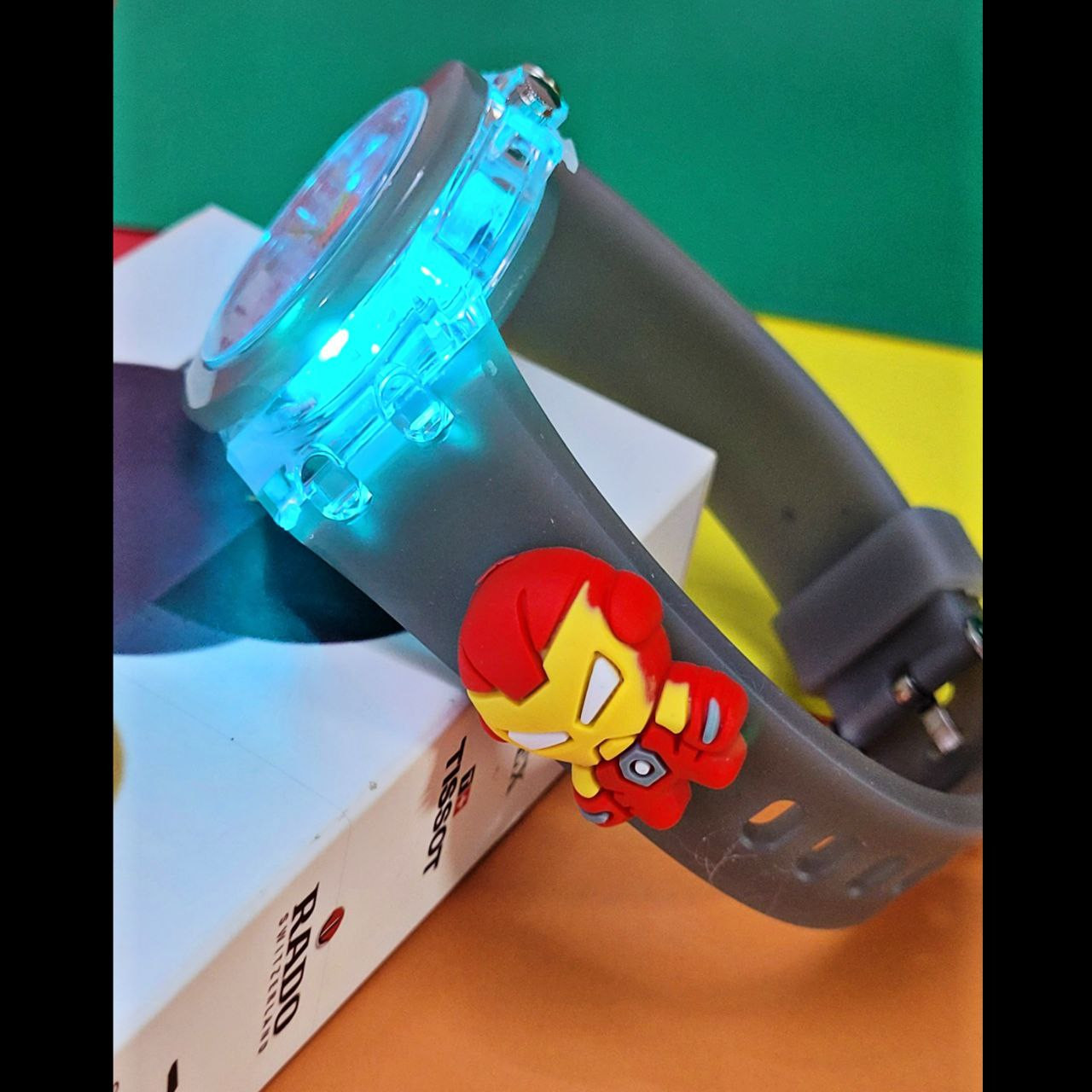 ساعت مچی عقربه ای مدل چراغدار کد 03 ساعت مچی عقربه ای مدل چراغدار کد 03