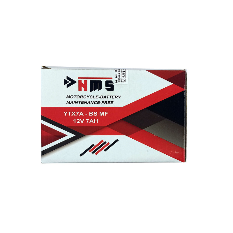 باتری موتورسیکلت ان ام اس مدل 12v7ah