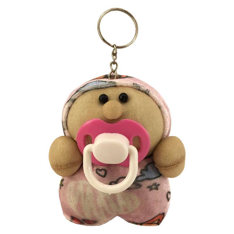 آویز عروسکی مدل نوزاد پستونک دار کد JAKI-021