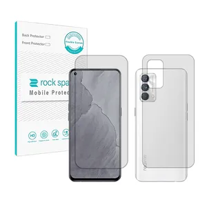 Rockspace HyGEL model transparent screen protector suitable for Realme GT Master mobile phone along with the phone back protector