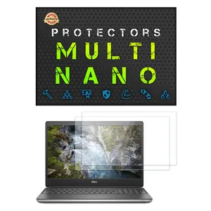 Multi Nano X-S2N Model Transparent Screen Protector For Dell Precision 7550 15.6 inch 2020 Laptop Pack Of 2
