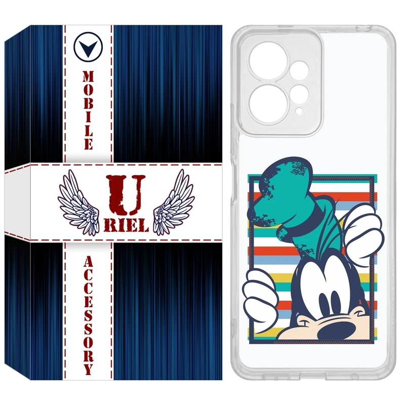 کاور یوریل مدل Clear کد 2 طرح سگ مناسب برای گوشی موبایل شیائومی Redmi Note 12 4G