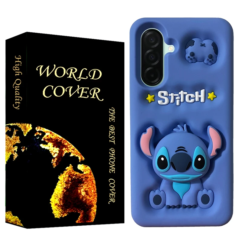  کاور دنیای قاب سیلیکونی طرح استیچ مناسب برای گوشی موبایل سامسونگ Galaxy A26