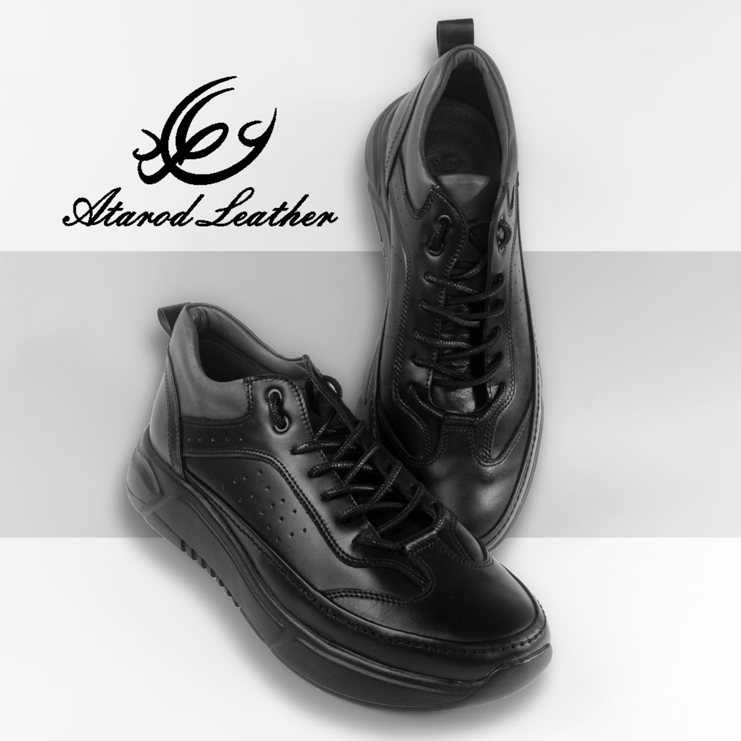 کفش روزمره مردانه چرم عطارد مدل چرم طبیعی کد SH29 -  - 3