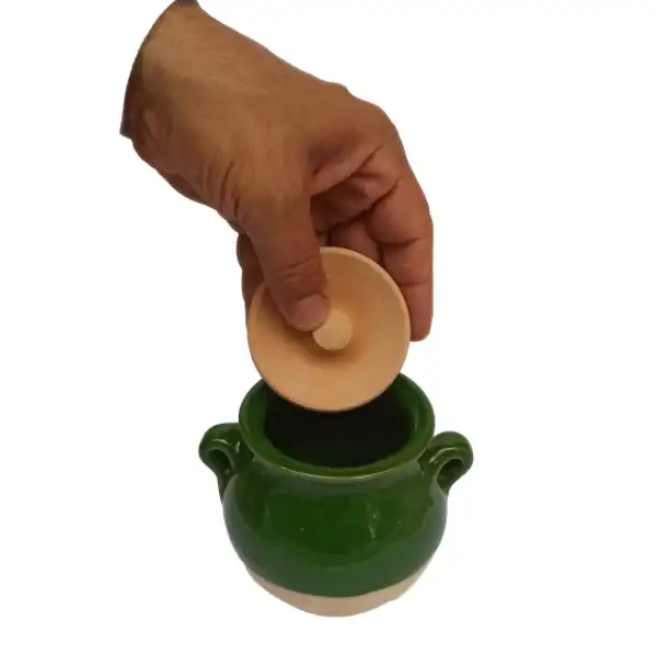 ظرف دیزی سفالی مدل ادویه گیر کد DZ-SSS